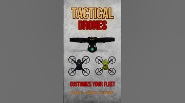 Customize Your Tactical Drone Fleet – 3D Model - 6 Designs in 4K PBR