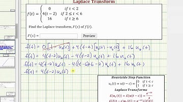 Ex: Find the Laplace Transform of a Piecewise Defined Function (Ramp)