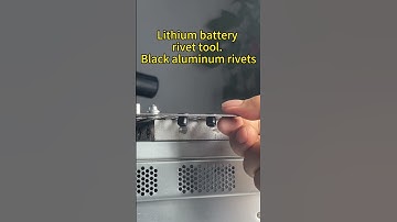 Szent 350 Lithium battery rivet tool riveting black rivets #szent #riveter #blindrivet #kseetrivet