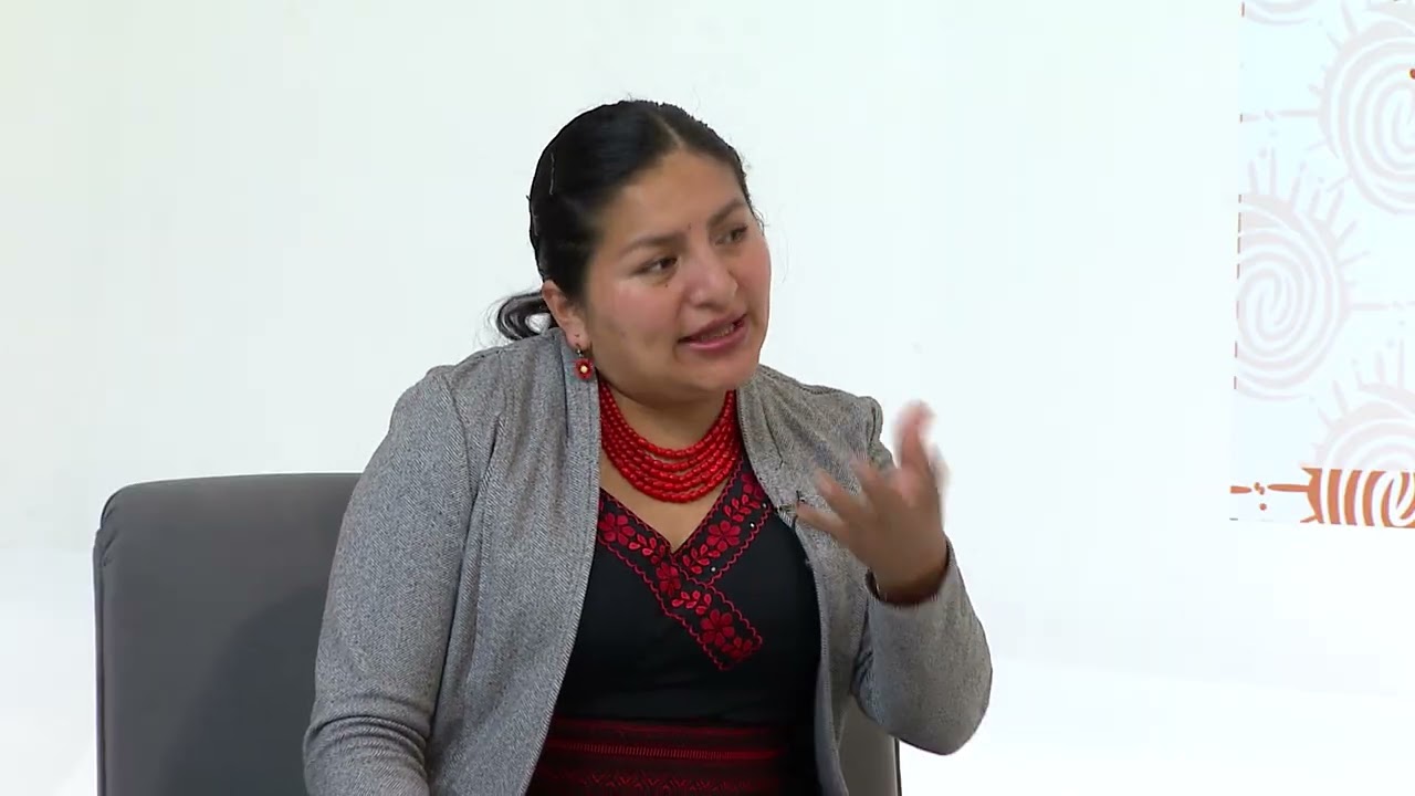 Carmen Yamberla, comunicadora de Radio Ilumán