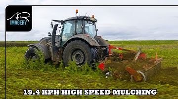 Cover Crop Mulched | Wheat Incoming | Valtra T214 Goes BEAST Mode at 19.4 KPH