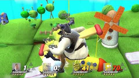 Smash Mods for Wii U:  Ganon Mods Mega Battle