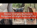 Review OneTigris Backwoods Bungalow Ultralight Bushcraft Shelter 2.0, Backpacking Tent with Canopy 2