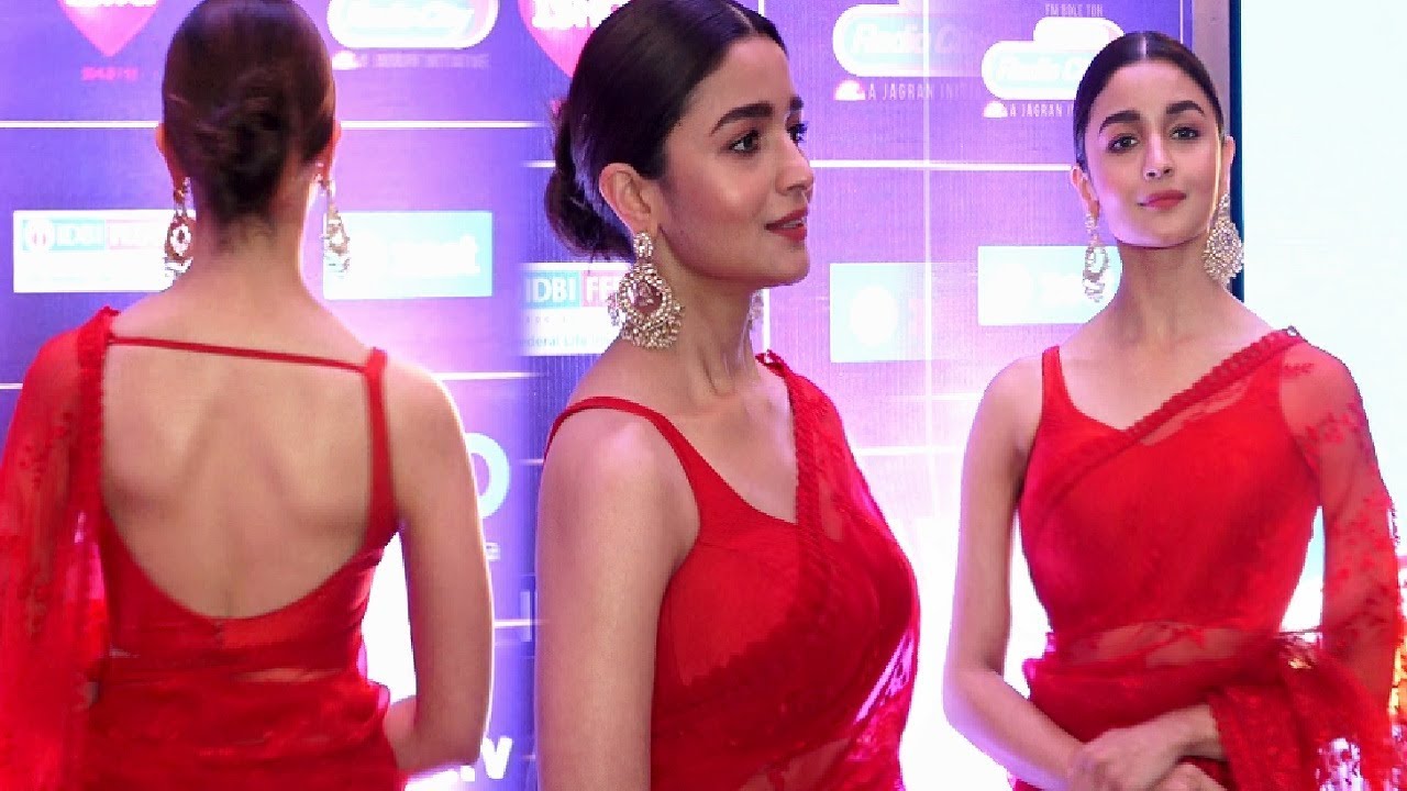 Alia Bhatt In Red Outfits