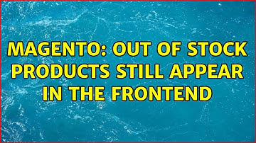 Magento: Out of stock products still appear in the frontend (2 Solutions!!)