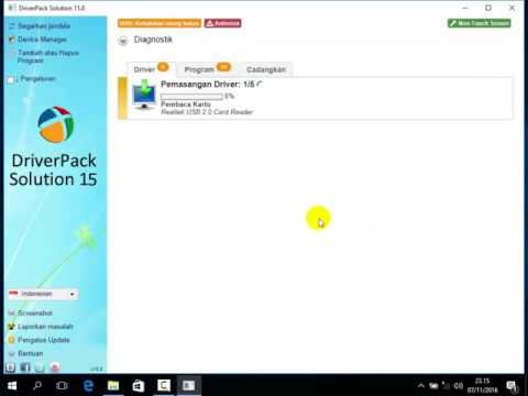 Cara Instal driver windows 7,8,10 dengan Driverpack Solution terbaru