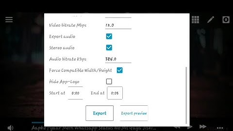 How to download full resolution avee player video / how to export avee player full screen video