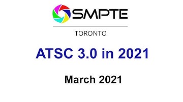 SMPTE Toronto Section - March meeting