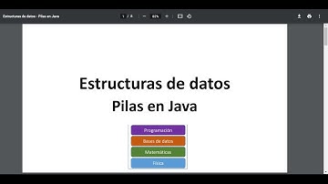 Estructuras de datos - Pilas en Java (Parte 1)