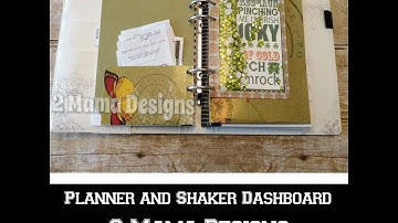 Planner Shaker Card and Dashboard DIY
