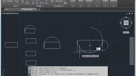 8  Draw Arc using AutoCAD 2019