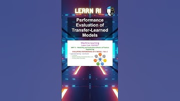 Performance Evaluation of Transfer-Learned Models #ai #artificialintelligence #machinelearning