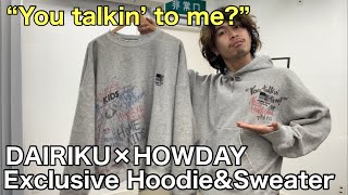 dairiku howday 別注パーカー