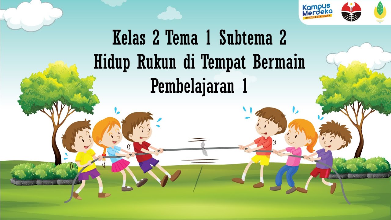 Kelas 2 Tema 1 Subtema 2 : Hidup Rukun di Tempat Bermain. Pembajaran 1 ...