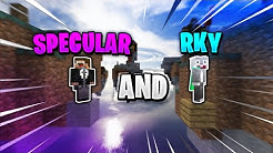 Two clutch gods play skywars (ft. @RKY )