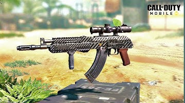 This is a AK47 with 4.4x Scope😧🤯