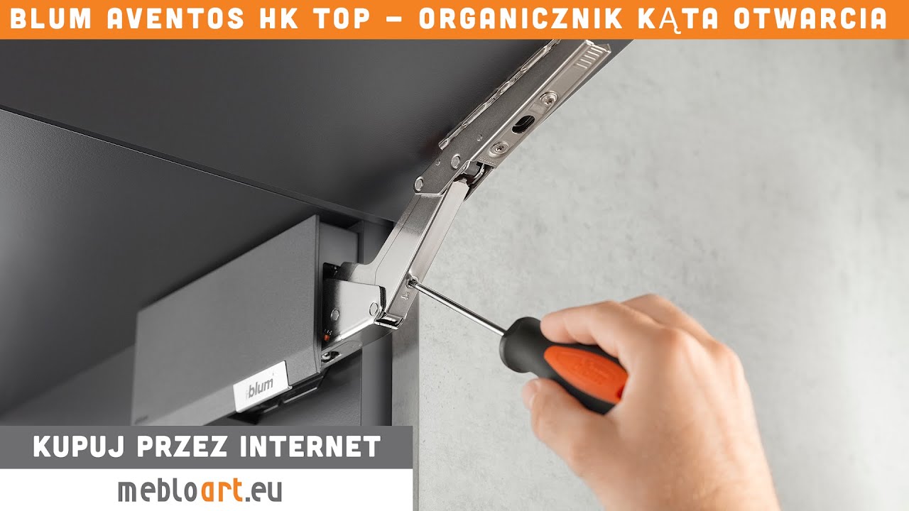 Blum AVENTOS HK top ogranicznik kąta otwarcia, szafka górna, wisząca