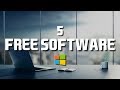 5 Free Software That Are Actually Great!