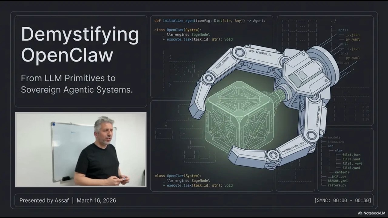 Demystifying OpenClaw - from LLM to Agentic Systems - YouTube