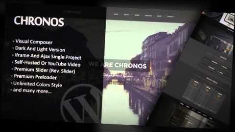 Chronos – Parallax One Page WordPress Theme