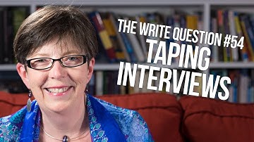 The Write Question #54: How to take notes in an interview?