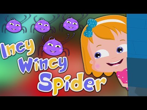 incy wincy паук Русская рифма Детские песни Spider Rhymes Nursery Rhymes for Kids Incy Wincy Spider