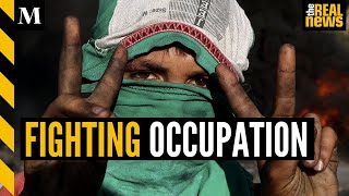 Palestinian villagers fight against illegal Israeli settlements in Beita