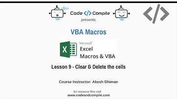 Chapter 9 Clear and delete the cells