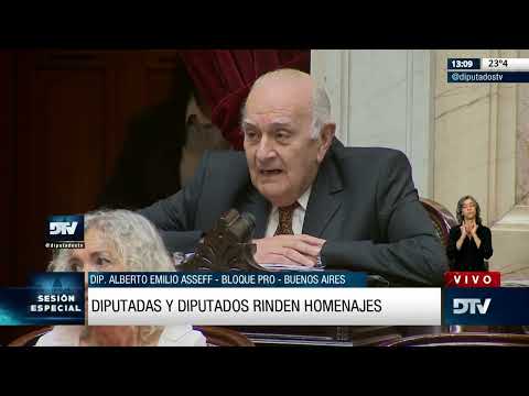 Diputado Asseff, Alberto Emilio - Sesión 09-11-2022 - Homenaje