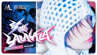 Stray Kids — Lalalala 락 (樂) | Line Distribution