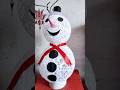 Easy Snowman Craft || Easy Christmas Craft#shorts #ytshorts #christmas #snowman