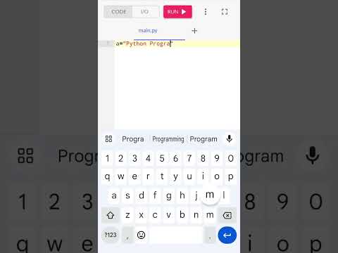 #Python program to
