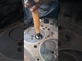 Engine valve Lapping by hand 🚂 #engine #EngineRepair #EngineReplacement