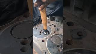 Engine valve Lapping by hand 🚂 #engine #EngineRepair #EngineReplacement