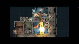 Clearing a complex, and large randomly generated apartment map - Door Kickers 2