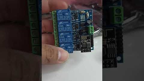 Shield módulo relé ReléESP01 8266. 4 relés. WI-FI.