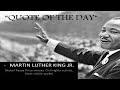 Quote of the day 01 || Martin Luther King Junior || Inspirational quote