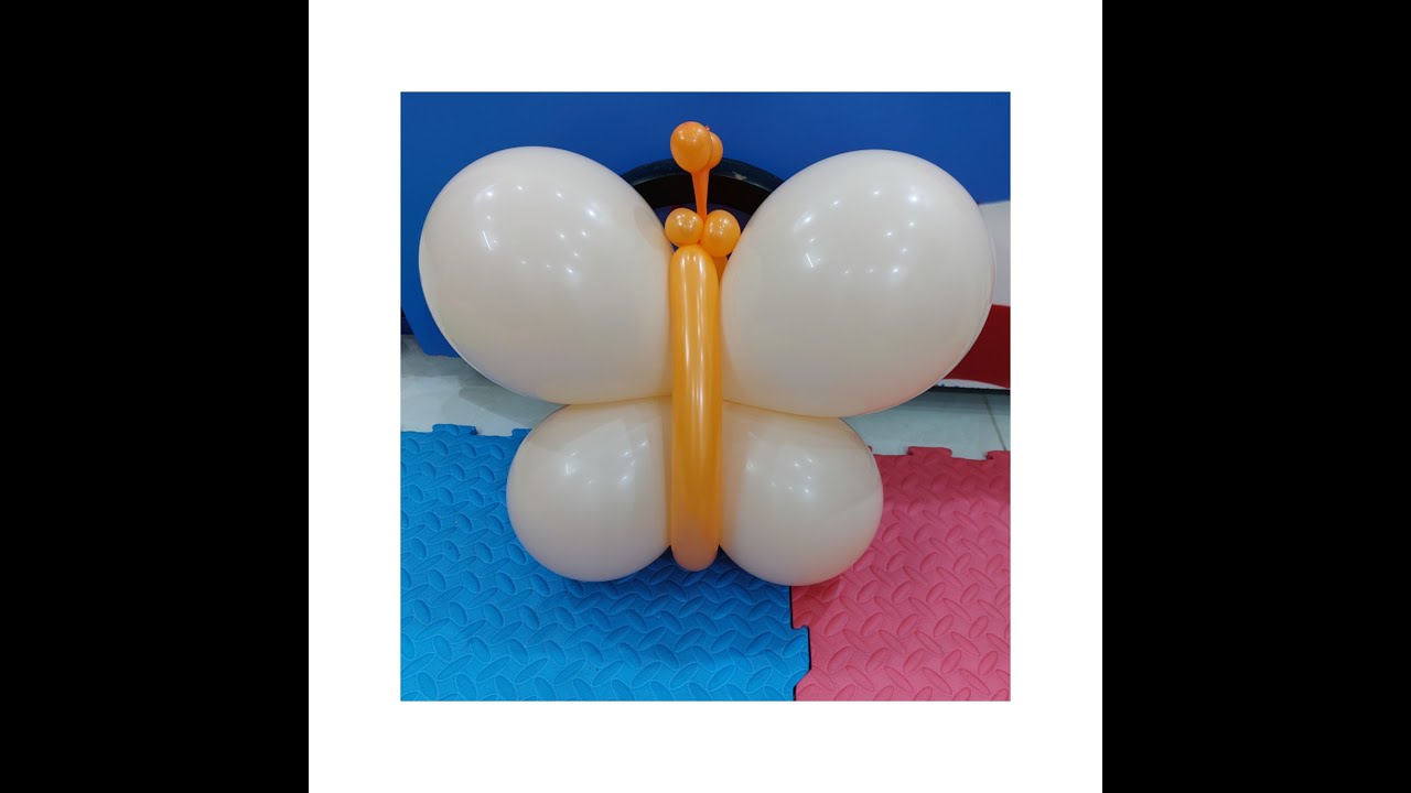 ديكور فراشه من البلالين .. الشكل التاني