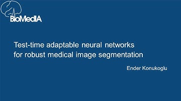 Test-time adaptable neural networks for robust medical image segmentation - Ender Konukoglu