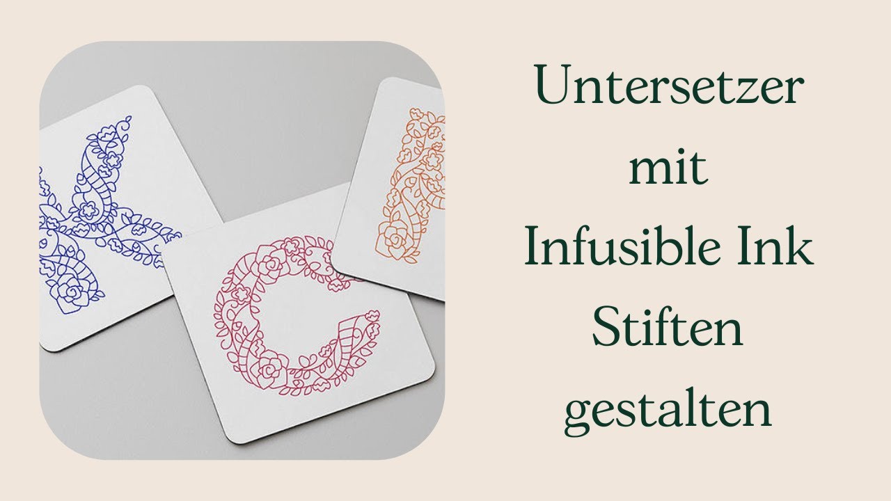 Cricut DIY-Anleitung – Untersetzer mit Infusible Ink Stiften gestalten ...