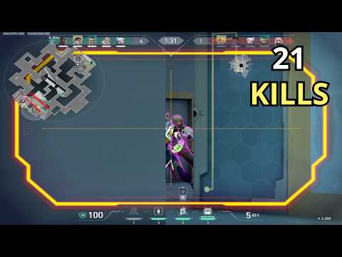 [Im Muted - Valorant] - Valorant - 21 Kills As Chamber Abyss Full Gameplay (No Commentary)