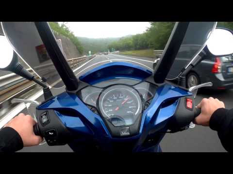 Honda SH 300i 0-100km/h + Top Speed