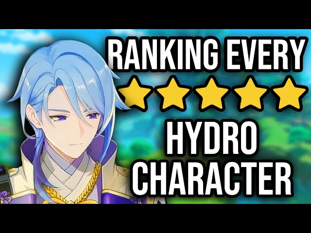 Genshin Impact Hydro characters ranked from worst to best