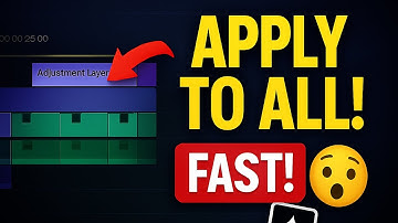 Premiere Pro. Apply Effects to Multiple Clips FAST with Adjustment Layers!