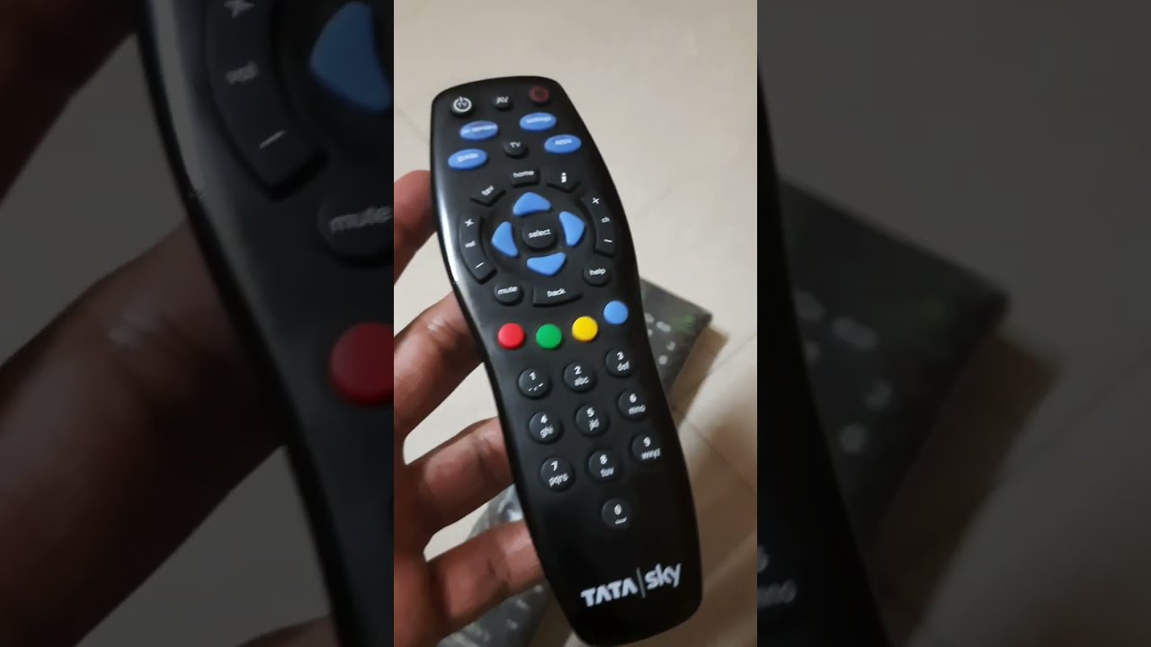 | How to pair tata sky remote with TV remote | | how to sync with TV remote |