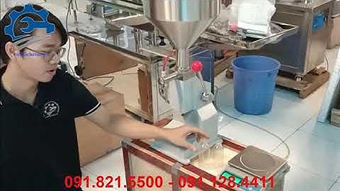 MÁY CHIẾT KEM VÀO TUÝP- MÁY CHIẾT RÓT THỦ CÔNG A03- MÁY CHIẾT MỸ PHẨM GẠT TAY