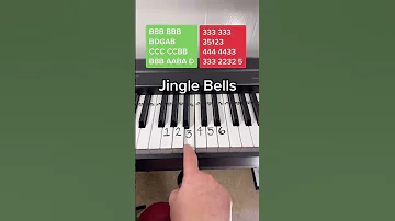 Easiest Jingle Bells Piano Tutorial Shorts Piano 