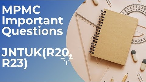 MPMC (Microprocessor and microcontroller) Imp questions ✅ JNTUK R20,R23📚📌 Pakka pass💯📌