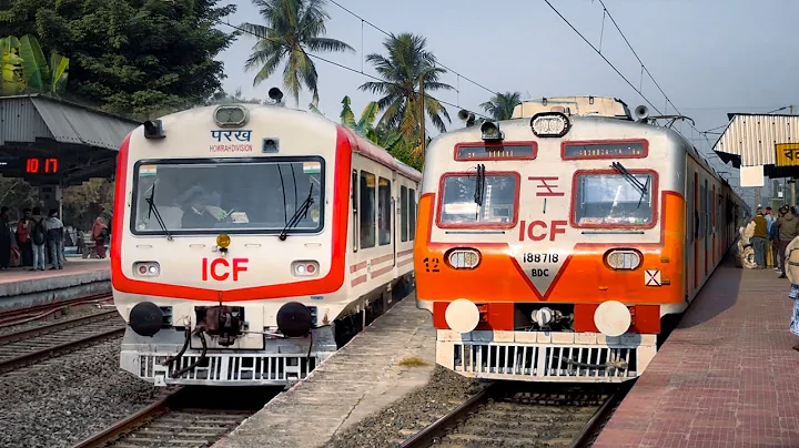 🔥Crazy Unique Model Trains Spotting at Howrah Katwa Line | Eastern Railway