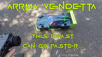 Arrma Vendetta 6s conversion. This beast can go faster.